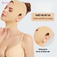 Đai gen định hình thon gọn mặt cằm V-line cao cấp xuất Nhật