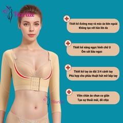 Áo gen nịt định hình bắp tay lưng sau hút mỡ giai đoạn 1 xuất Nhật