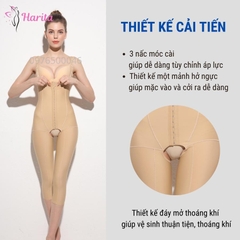 Quần gen nịt định hình đùi và eo, nâng mông sau hút mỡ giai đoạn 1 cao cấp xuất Nhật