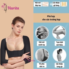 Áo gen nịt định hình bắp tay lưng sau hút mỡ giai đoạn 1 xuất Nhật
