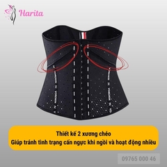 Đai latex gen nịt định hình eo thông hơi 11 xương cao cấp xuất Nhật