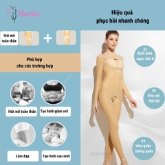 Áo gen nịt định hình toàn thân sau hút mỡ cao cấp xuất Nhật
