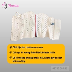 Đai latex gen nịt định hình eo thông hơi 11 xương cao cấp xuất Nhật