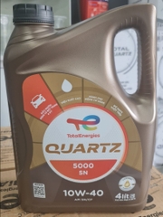 Nhớt TOTAL Quartz 5000 10W-40 động cơ xăng 4L