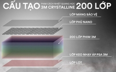 Phim cách nhiệt 3M Crystalline Sedan