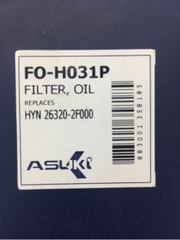 Lọc nhớt giấy HYUNDAI (Santafe, Sedona, Tucson, Carnival, Sorento 13-19) ASUKI