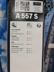 Bộ gạt mưa BOSCH Bỉ A 557S 28x16 3008 5008 Wolkswagen