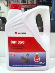Nước làm mát 4 lít Đỏ - WURTH OAT -35⁰