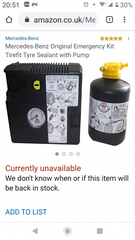 Máy Bơm hơi điện ô tô + bình vá lốp Mercedes-Benz