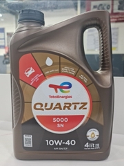 Nhớt 10W40 TOTAL Quartz 5000 (Can 4L 460k)
