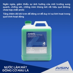 Nước làm mát động cơ GREEN 4L- AISIN