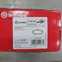 Má phanh trước HONDA (Accord IX 12+, Hrv 14+) - BREMBO (Kim loại)