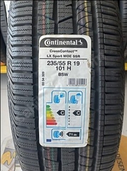 235/55R19 Runflat Continental Slovakia Crosscontac LX Sport SSR