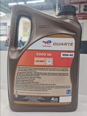 Nhớt 10W40 TOTAL Quartz 5000 (Can 4L 460k)