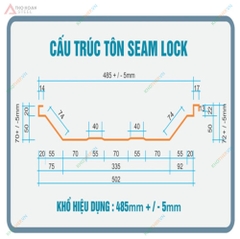 Tôn Lợp SeamLock 490
