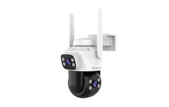 Camera Vstarcam 2 mắt với 2 góc nhìn khác nhau, xem cùng lúc 2 khung hình, kết nối wifi/LAN, thông báo về máy khi phát hiện chuyển động, theo dõi chuyển động