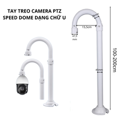 Tay treo camera dạng thẳng đứng, chữ L, chữ U, tay treo kiểu phổ thông cho các dòng camera PTZ Speed Dome