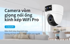 Camera wifi trong nhà Vstarcam 2 mắt xem cùng lúc 2 khung hình, sử dụng độc lập, độ phân giải 2mp+3mp