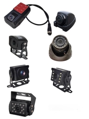 Bộ 6 mắt camera kèm đầu ghi, ổ cứng giám sát xe từ xa kèm định vị, giám sát dừng đỗ, di chuyển, xung quanh xe và trong thùng hàng