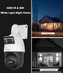 Camera PTZ Hikvision Tandem-Vu, IP Camera zoom quang học 25x, với công nghệ DarkFighter & Color-Vu