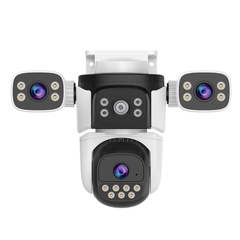 Camera 3 mắt Vstarcam với 3 góc nhìn khác nhau cùng lúc quan sát 3 khung hình trên 1 màn hình, kết nối wifi/LAN, zoom kỹ thuật số, giám sát từ xa