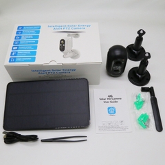 Camera 4G năng lượng mặt trời mini góc rộng 180 độ, nhỏ gọn, chống nước IP67, có tích hợp pin 5200mAH
