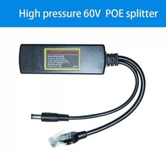 Bộ cấp nguồn POE điện áp cao 1.1A và 1.8A, bộ chuyển nguồn POE điện áp cao, cổng chia nguồn POE chuyển ra 12V 2.5A + LAN 10/100Mbps