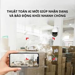 Camera báo cháy/báo khói, zoom quang 129x, tuần tra quay quét, ban đêm có màu, kết nối 4G/wifi/LAN
