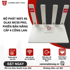 Bộ phát wifi 4G Olax MC50 và MC50 Pro