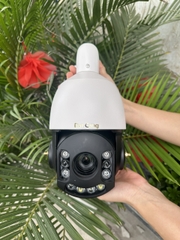 Camera zoom xa cho nhà xưởng, nông trại, rừng núi, kho bãi, kết nối wifi không dây+có dây/4G, tự động tuần tra quay quét, phóng to khi phát hiện con người, tầm nhìn xa 300-500m