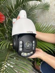 Camera zoom xa cho nhà xưởng, nông trại, rừng núi, kho bãi, kết nối wifi không dây+có dây/4G, tự động tuần tra quay quét, phóng to khi phát hiện con người, tầm nhìn xa 300-500m