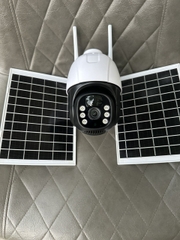 Camera 4g năng lượng mặt trời bền bỉ, có 2 tấm pin, sử dụng độc lập