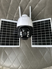 Camera 4g năng lượng mặt trời bền bỉ, có 2 tấm pin, sử dụng độc lập