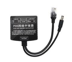 Bộ cấp nguồn POE điện áp cao 1.1A và 1.8A, bộ chuyển nguồn POE điện áp cao, cổng chia nguồn POE chuyển ra 12V 2.5A + LAN 10/100Mbps