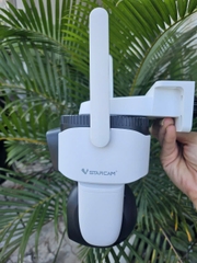 Camera Vstarcam 2 mắt với 2 góc nhìn khác nhau, xem cùng lúc 2 khung hình, kết nối wifi/LAN, thông báo về máy khi phát hiện chuyển động, theo dõi chuyển động