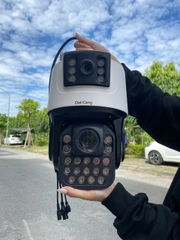 Camera PTZ zoom xa 2 mắt Datcang, kết nối wif/lan, dành cho ao hồ trang trại, nhà xưởng...dùng độc lập hoặc thêm vào đầu ghi