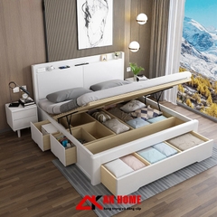 Giường gỗ công nghiệp mdf