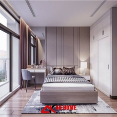 Giường gỗ công nghiệp mdf