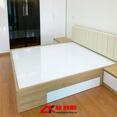 Giường gỗ công nghiệp mdf