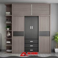 Tủ quần áo gỗ công nghiệp mdf