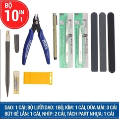 Bộ dụng cụ lắp ráp GUNDAM / LBX tổng hợp 12 món chất lượng cao