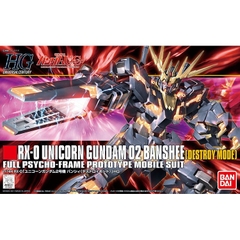 Mô hình Gundam HG UC Unicorn Gundam 02 Banshee (Destroy Mode) Bandai 4573102579836