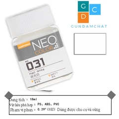 Sơn gốc Lacquer màu cơ bản Neo Color Jumpwind JW025-JW038 - Sơn Mô Hình