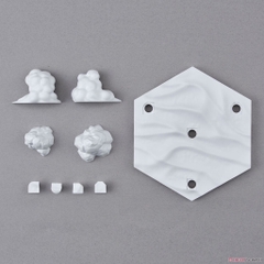 Mô hình lắp ráp giá đỡ trưng bày CUSTOMIZE SCENE BASE (SNOWFIELD Ver.) 03 Bandai 4573102595508