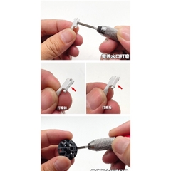Chà nhám - dũa đầu kim loại kích thước nhỏ MS049 - dụng cụ mô hình