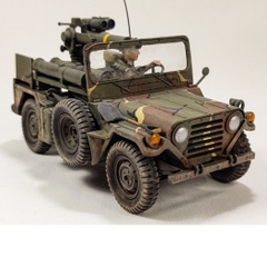 Mô hình lắp ráp xe quân sự Jeep Mỹ 1/35 SCALE U.S. M151A2 w/TOW LAUNCHER 35125 Tamiya - mô hình trưng bày, sa bàn
