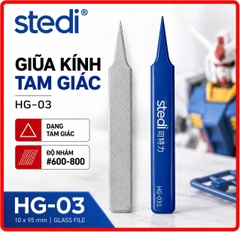 Giũa Thuỷ Tinh Tam Giác Stedi HG-03 #600–800 New Glass File