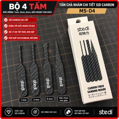 Bộ Tấm Chà Nhám Sợi Carbon STEDI MS-D4 – 4 Tấm/Bộ