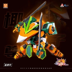 Mô Hình Lắp Ráp Fruit Robo FR-M01 Dừa Song Kiếm - Robo Trái Cây Yilichuangwan Chính Hãng