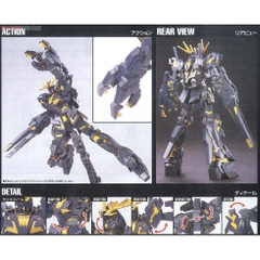 Mô hình Gundam HG UC Unicorn Gundam 02 Banshee (Destroy Mode) Bandai 4573102579836